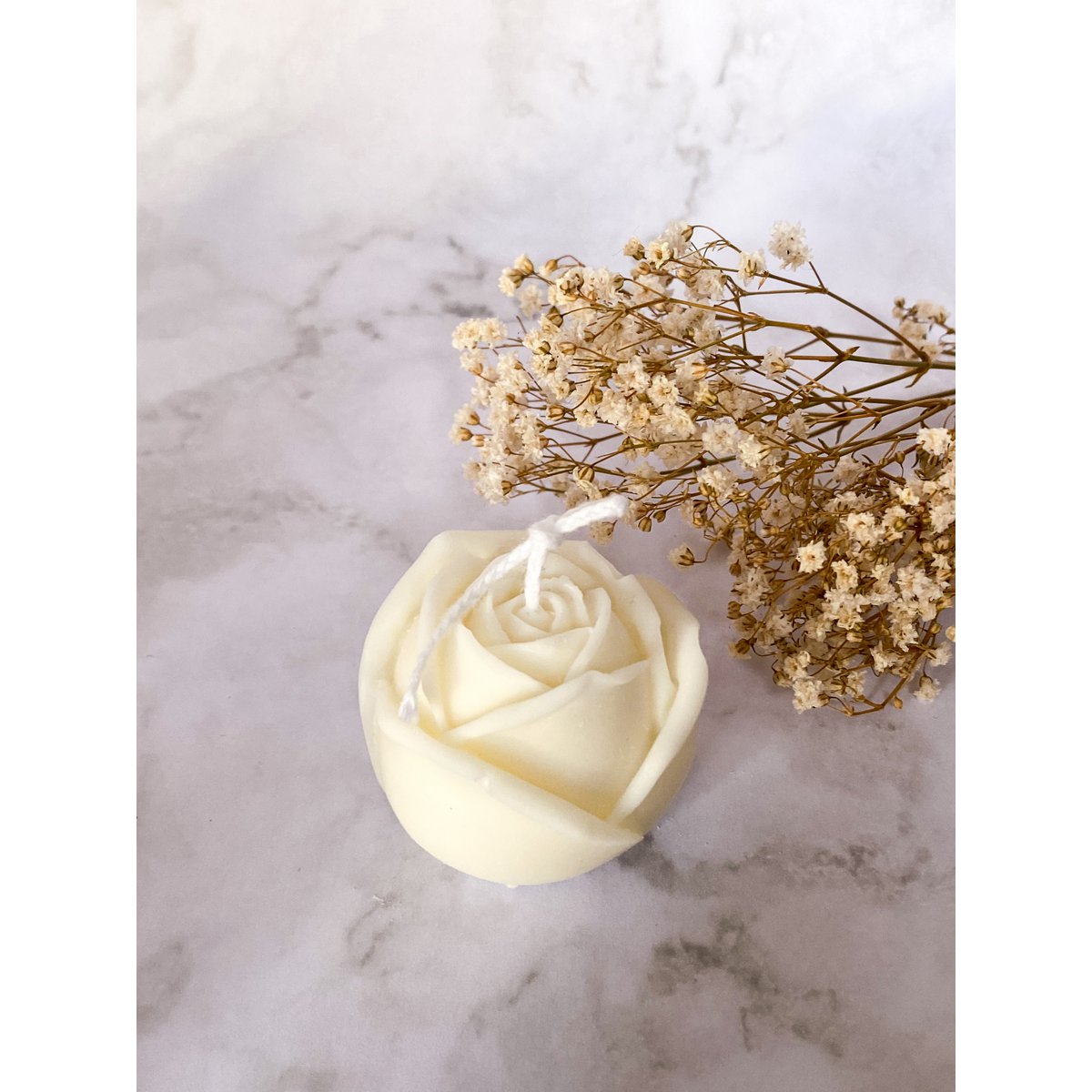 Rozenkaars Handgemaakt van koolzaadwas