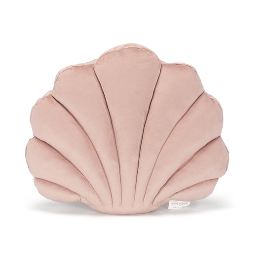 Schelpvormig kussen blush