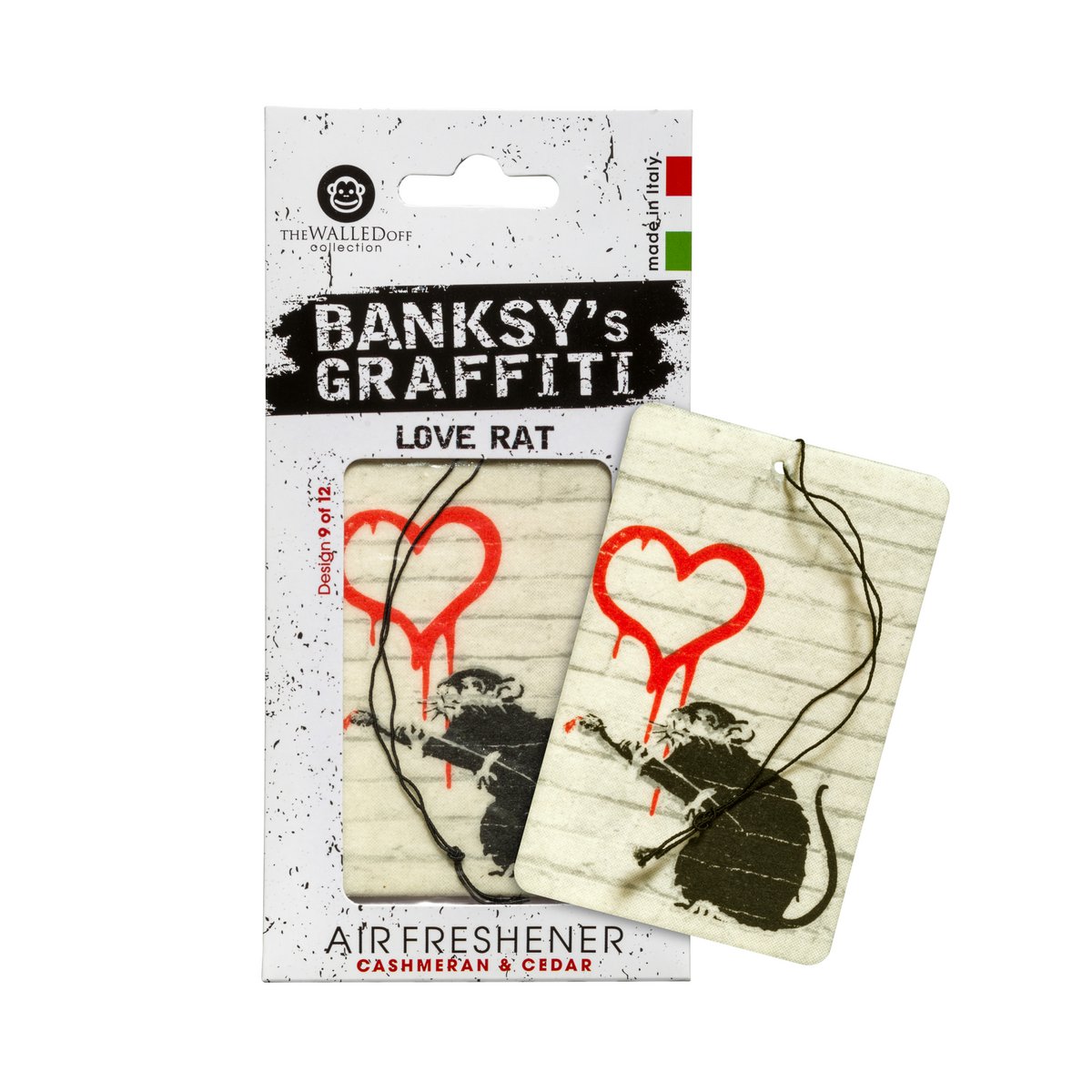 Banksy Auto Luchtverfrisser - Love Rat